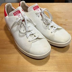 Adidas Stan Smith Primeknit Red White Size 11